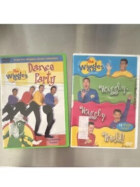 The Wiggles DVD Lot Dance Party Wiggly Wiggly World Original Cast